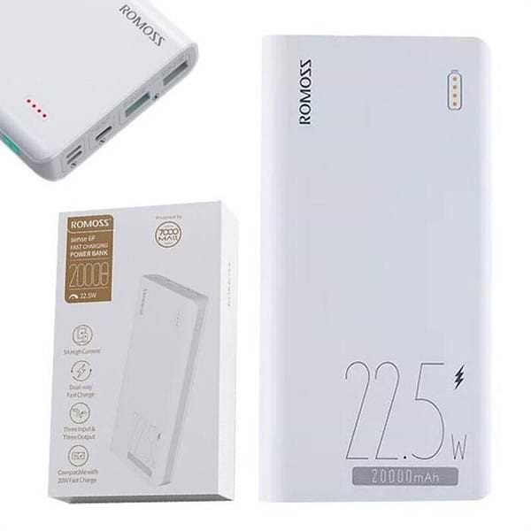 Фото - Батарея мобильная Romoss 20000mAh Sense 6 22,5W (PPH80-611-1121H)