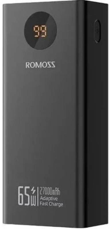 Батарея мобільна Romoss PEA27S Pro 27000mAh 65W Black (PEA27-282-2111H)