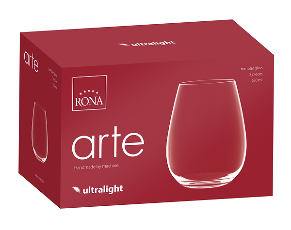 Фото - Набор стаканов Rona ARTE 550 мл 2 шт. (4237/UM/550)