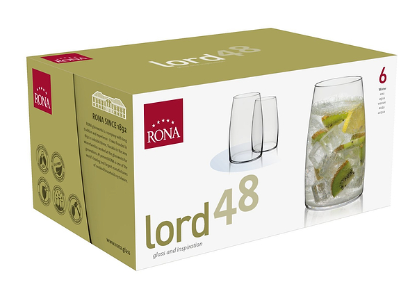 Фото - Набор стаканов Rona LORD HB 485 мл 6 шт. (8412/485)