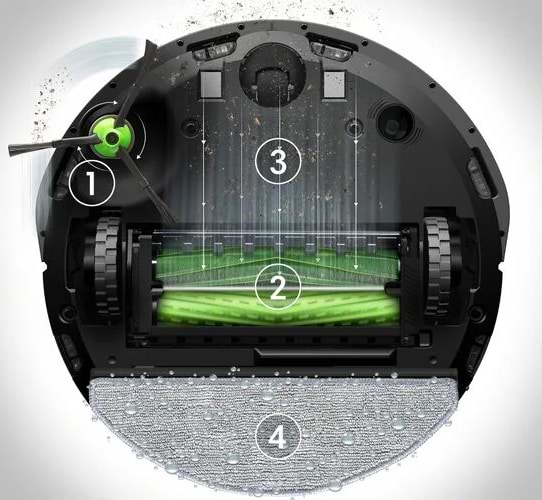 Фото - Робот-пылесос моющий iRobot Roomba Combo i5 (i517840)