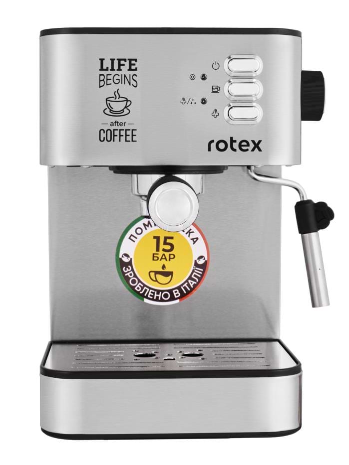 Кавоварка рожкова Rotex RCM750-S Life Espresso - Фото 1