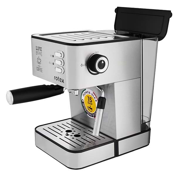 Фото - Кавоварка рожкова Rotex RCM750-S Life Espresso