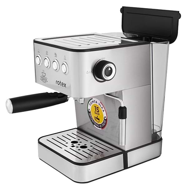 Фото - Кавоварка рожкова Rotex RCM850-S Power Espresso
