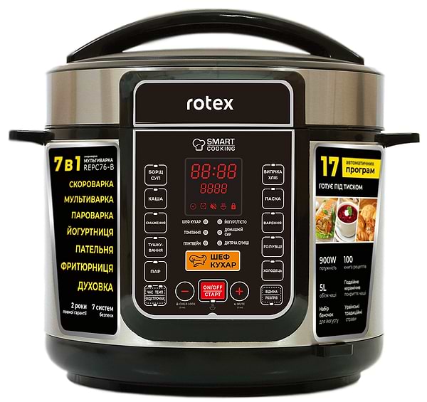Фото - Мультиварка-скороварка Rotex REPC76-B