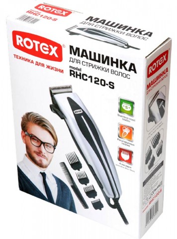 Фото - Уцінка - Машинка для стрижки волосся Rotex RHC120-S