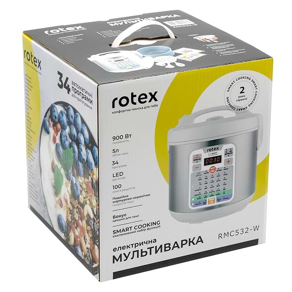 Фото - Уцінка - Мультиварка Rotex RMC532-W #