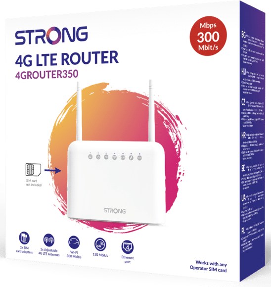 Фото - Маршрутизатор интернет WiFi4+4G Strong 350 4G LTE Wi-Fi