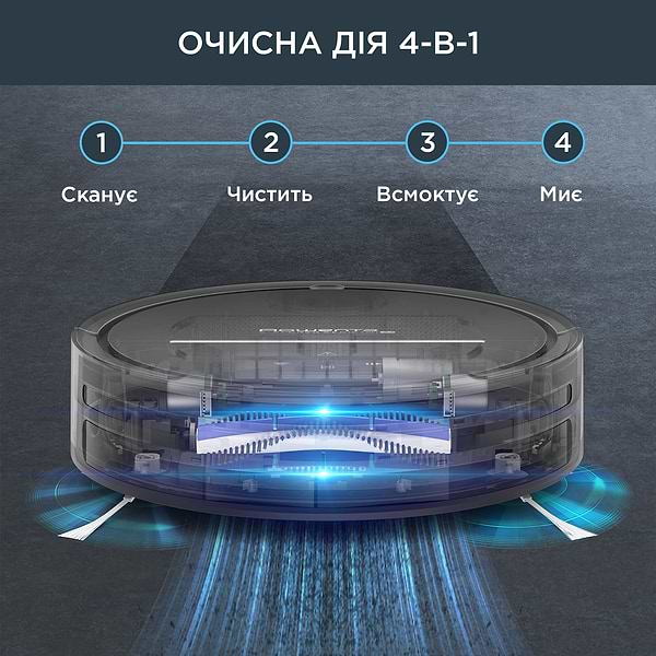 Фото - Робот-пилосос миючий Rowenta RR7865WH