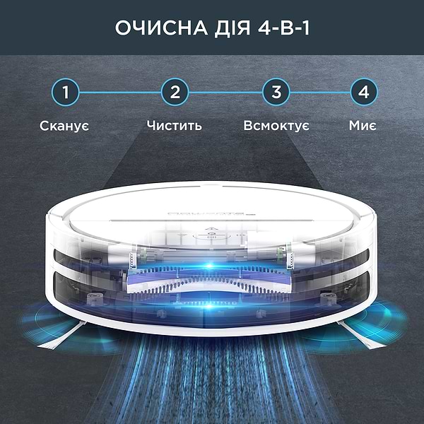 Фото - Робот-пилосос миючий Rowenta RR7867WH