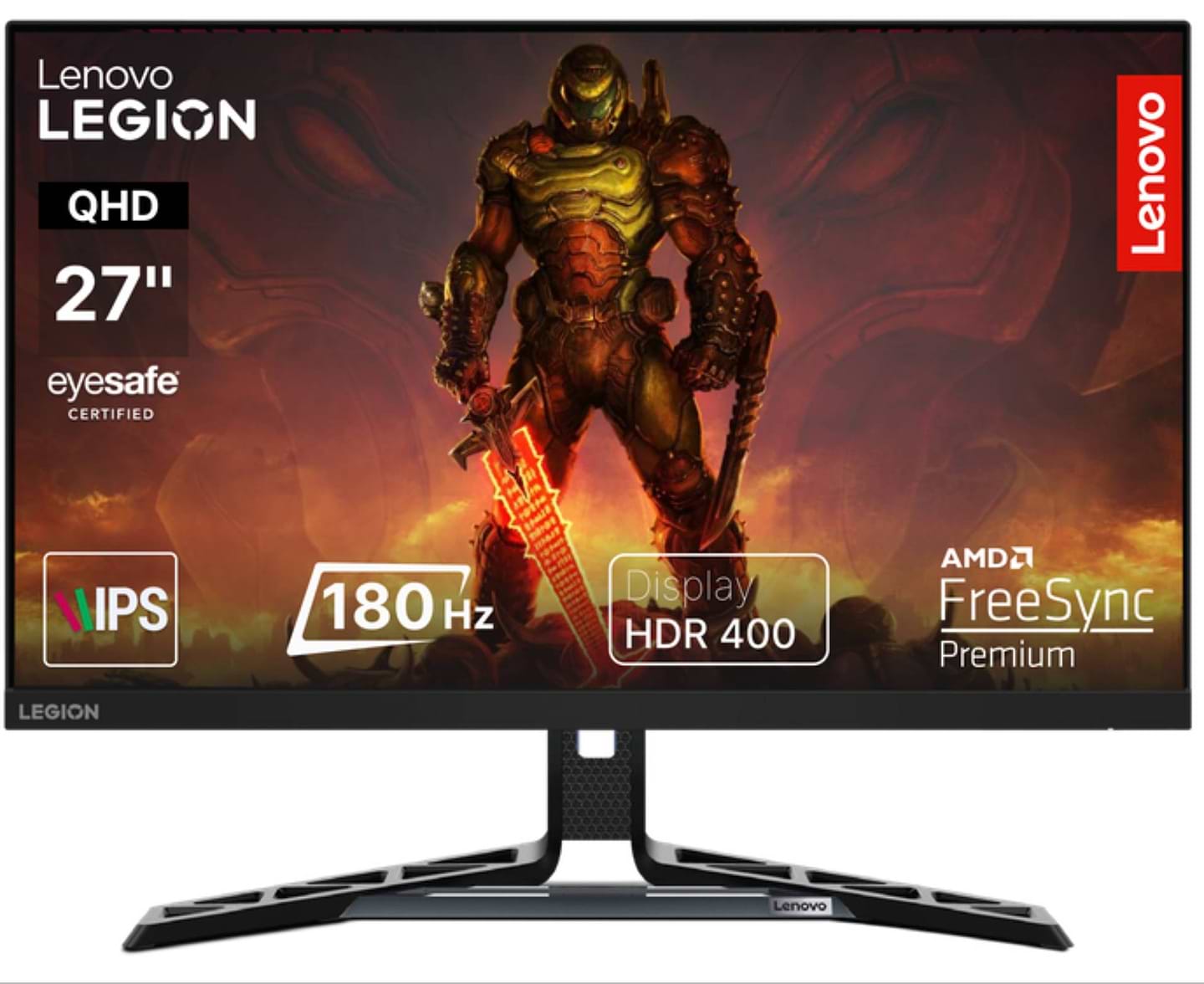 Монитор игровой Lenovo Legion R27q-30 (67B4GAC1UA) - Фото 1