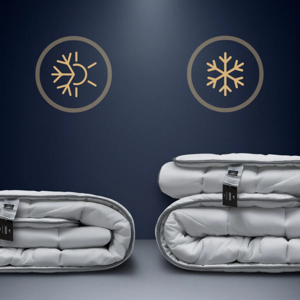 Фото - Ковдра демісезонна двоспальна євро MirSon Bamboo Royal Pearl 0405 200х220 см (2200000036094)