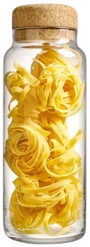 Ємність для сипучих Royal Leerdam Банка з корком STORIK 1500 мл (831214)