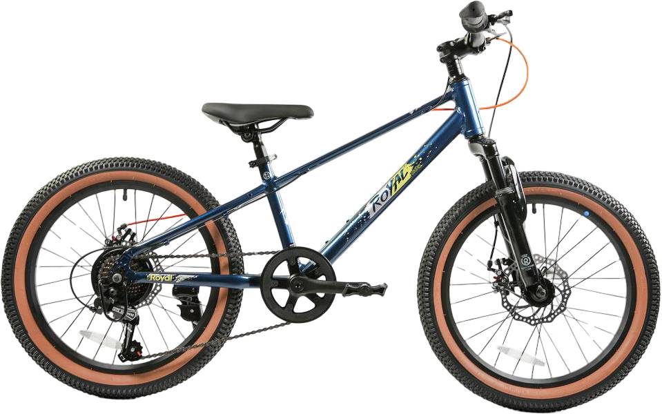 Двухколёсный велосипед RoyalBaby 20" JUNIOR MTB ALLOY 7 SPEED (RB20-48-blue)