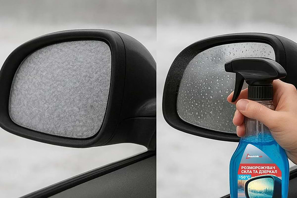 Фото - Засіб для скла для авто Poputchik 0.5л (20-028-IS)