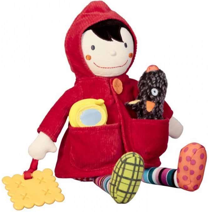 М'яка іграшка кукла Ebulobo Червоний капелюшок 40 см (E10024) - Фото 1