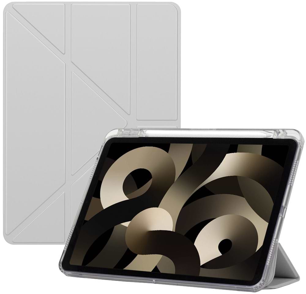 Чохол для планшета BeCover Ultra Slim Origami Transparent з кріпленням Apple iPad Air 11" M4 2026 Gray (715184)