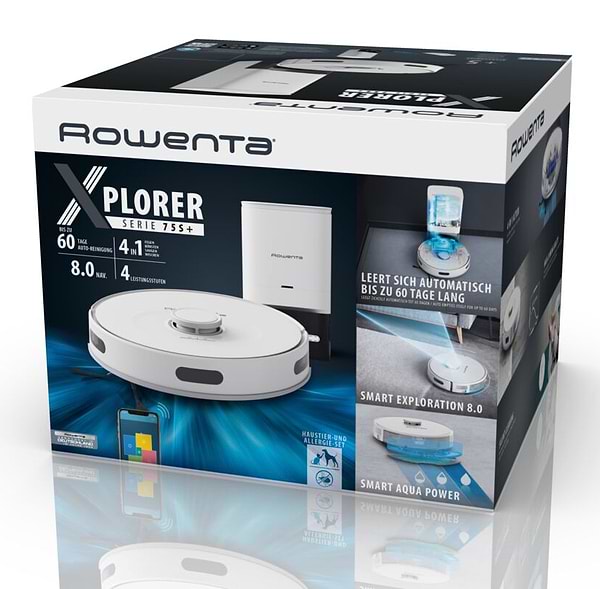 Фото - Робот-пылесос моющий Rowenta RR8597WH