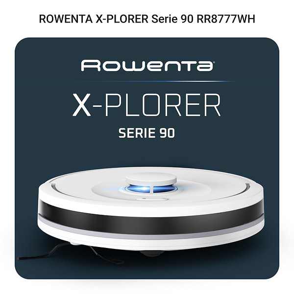Фото - Робот-пилосос миючий Rowenta RR8777WH X-PLORER SERIE 90 CHARGING STAT