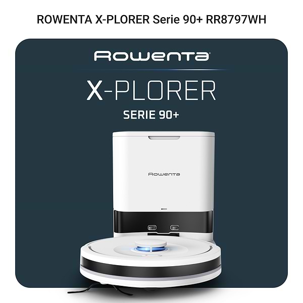 Фото - Робот-пилосос миючий Rowenta RR8797WH X-PLORER Serie 90+ Total Care