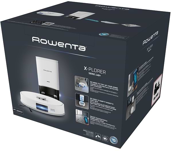 Фото - Уцінка - Робот-пилосос миючий Rowenta RR9197WH X-PLORER SERIE S140+ TO