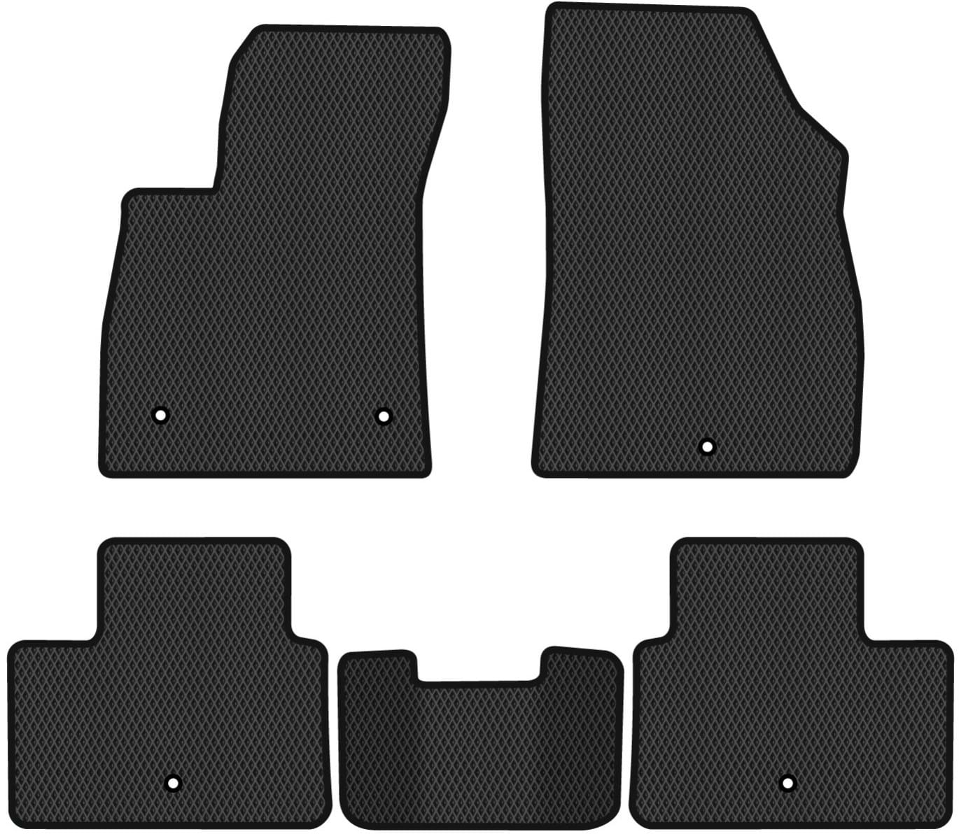 EVA коврики в салон авто EVAtech для SM6 AT Renault Samsung Motors 2015 1 поколение Sedan Korea (RS14068CG5RD5RBB)