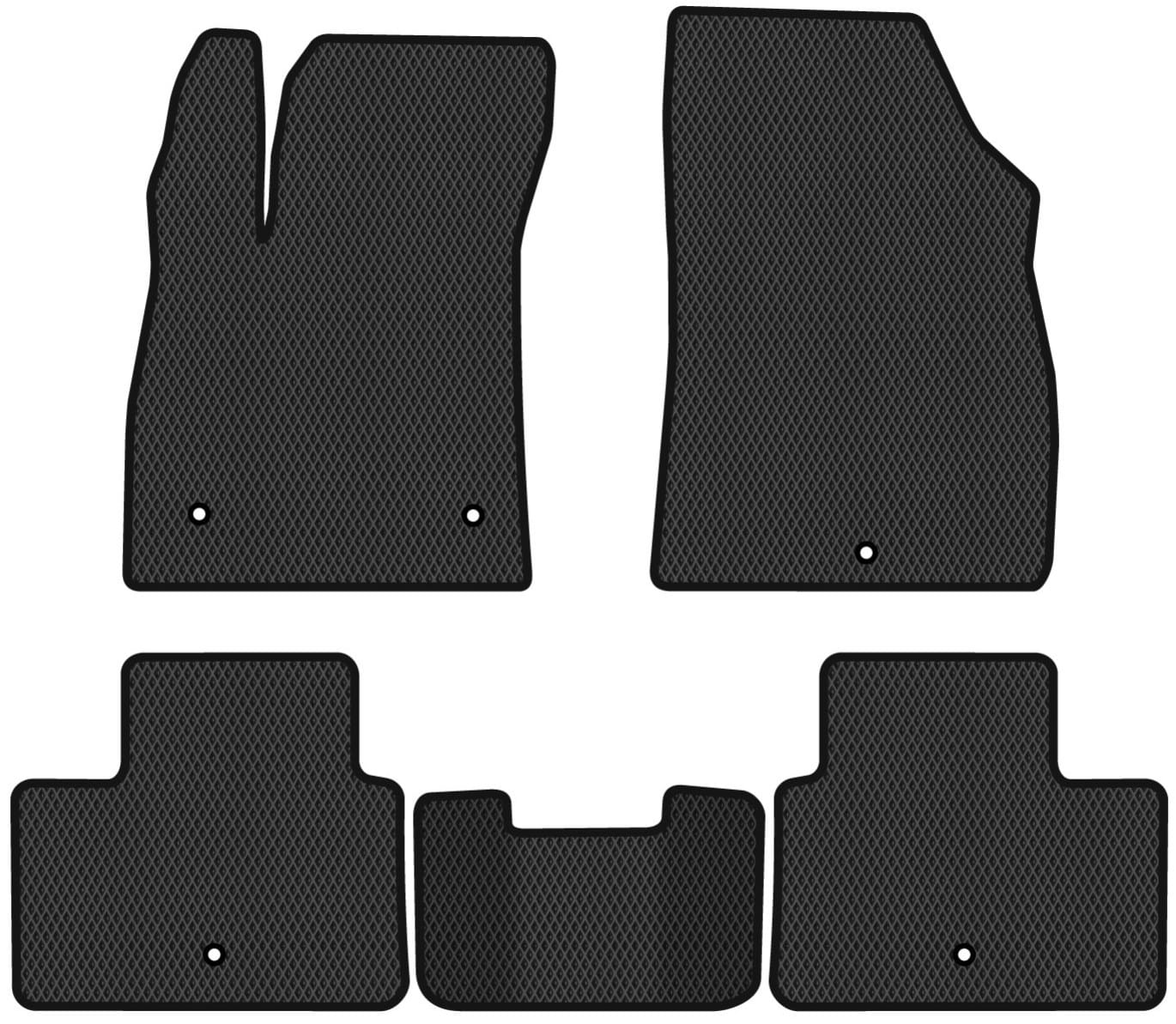 EVA коврики в салон авто EVAtech для SM6 AT Renault Samsung Motors 2015 1 поколение Sedan Korea (RS14068CV5RD5RBB)