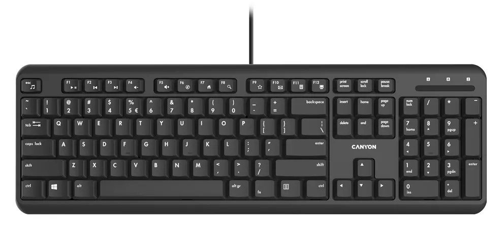 Клавиатура проводная Canyon CNS-HKB02-RU