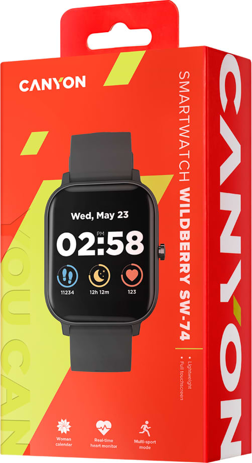 Фото - Уцінка - Смарт-годинник Canyon CNS-SW74BB