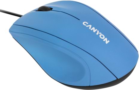 Фото - Мышь проводная Canyon CNE-CMS05BX Light Blue