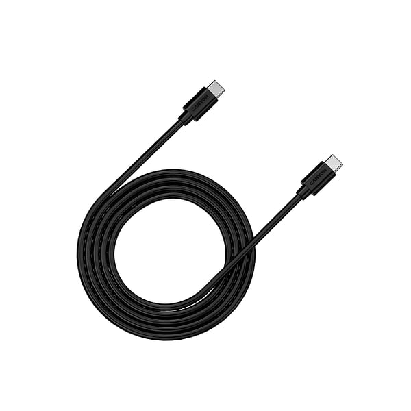 Фото - Кабель синхронізації даних Canyon Type C to Type C 2 м Black (CNS-USBC12B)