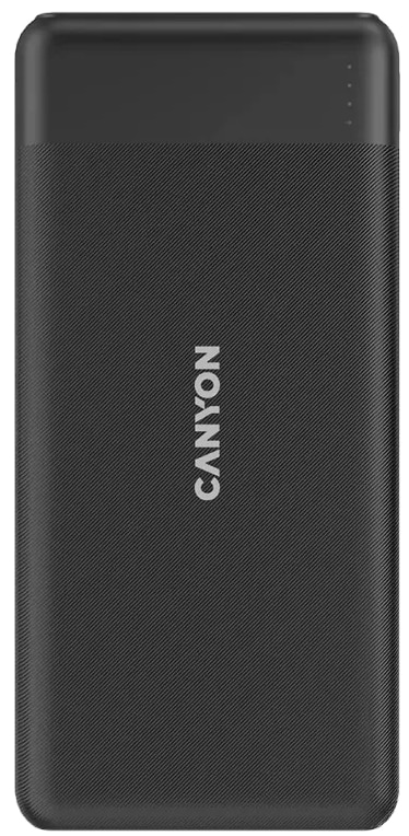 Батарея мобильная Canyon PB-109 10000mAh PD QC Black (CNE-CPB1009B) - Фото 1