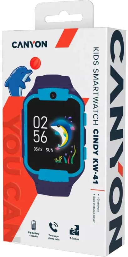 Фото - Уценка - Смарт-часы Canyon Cindy KW-41 Blue (CNE-KW41BL)