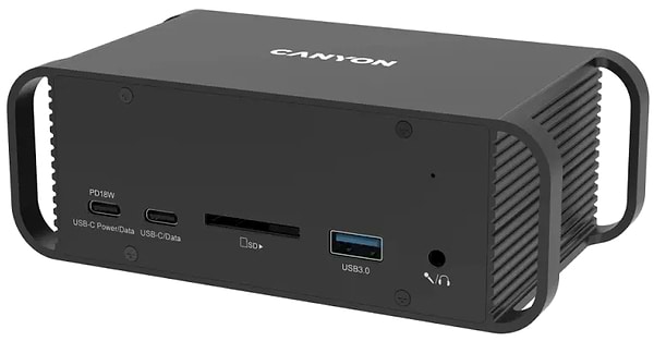 Фото - Док-станція Canyon HDS-95ST USB-C 14-в-1 Black (CNS-HDS95ST)