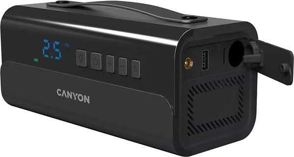 Фото - Автокомпресор Canyon CAI-201CB LED 100PSI 200W Black