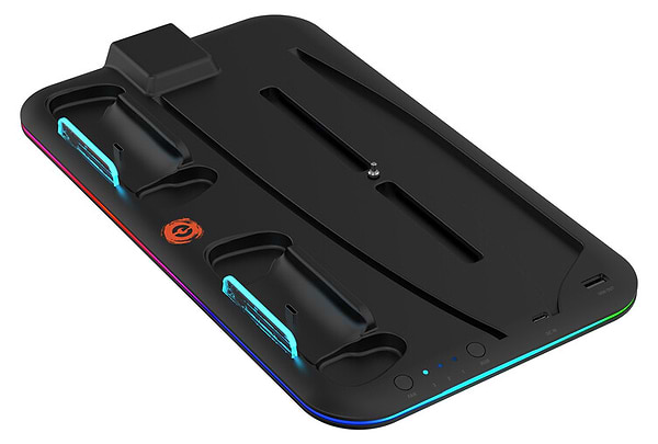 Фото - Підставка для PS5 Canyon CS-51 RGB Slim/DE Black (CND-CSPS5B-1)