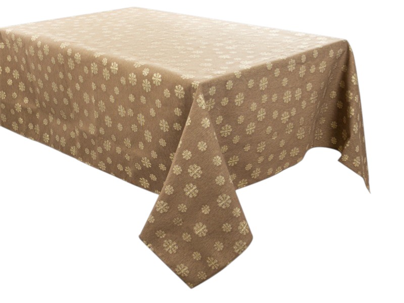 Скатерть прямоугольная Lefard karen lurex teflon taupe 160х240 см (715-344)