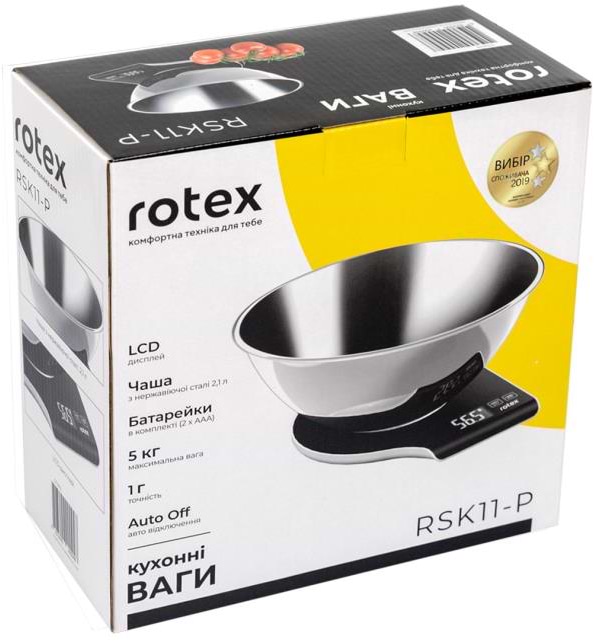 Фото - Ваги кухонні Rotex RSK11-P