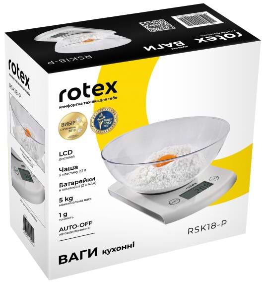 Фото - Весы кухонные Rotex RSK18-P