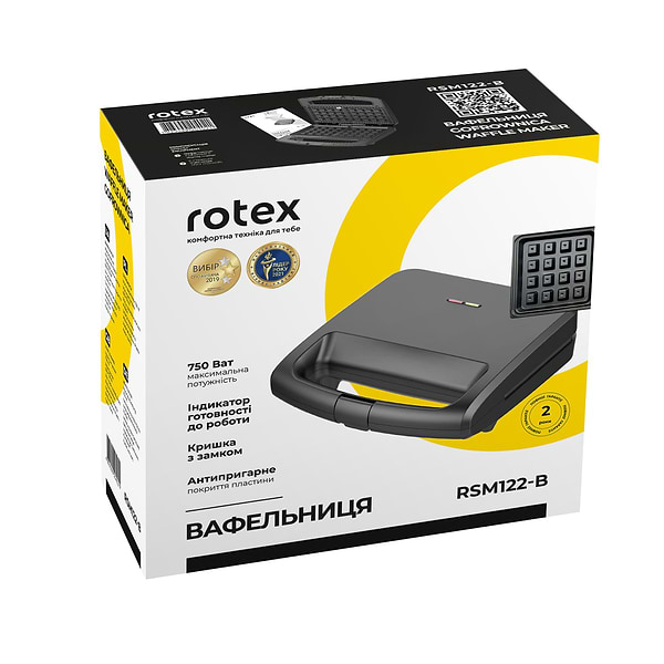 Фото - Вафельница Rotex RSM122-B