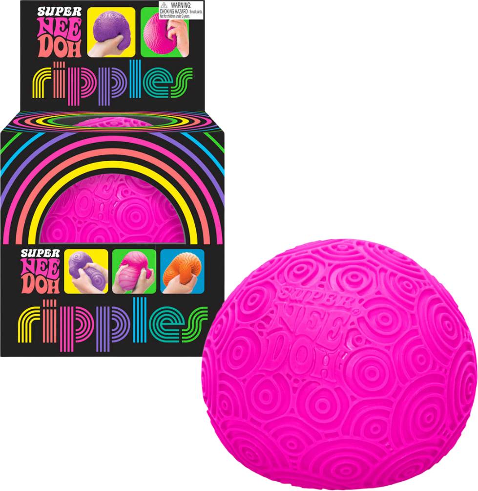 Стретч-антистрес NeeDoh Super - Яскраві кружечки рожевий (RSPND-2) - Фото 1
