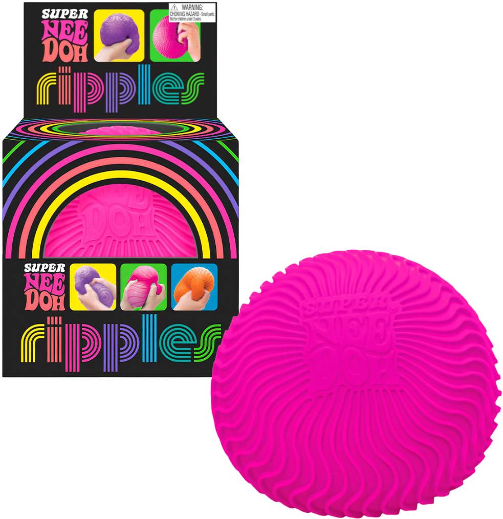 Стретч-антистрес NeeDoh Super - Яскраві хвилі рожевий (RSPND-6) - Фото 1