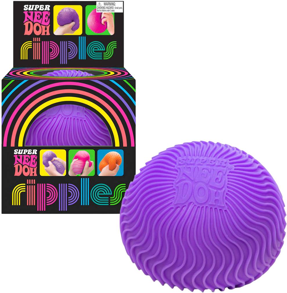Стретч-антистрес NeeDoh Super - ЯРКІ ХВИЛИ Пурпуровий (RSPND-8) - Фото 1
