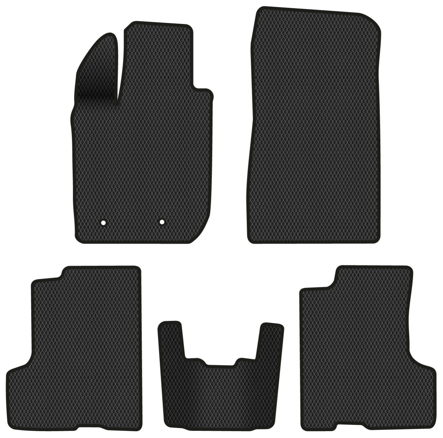 EVA килимки в салон авто EVAtech для Duster (HM) AT Renault 2018 2 покоління SUV EU RT11403C5RD2RBB