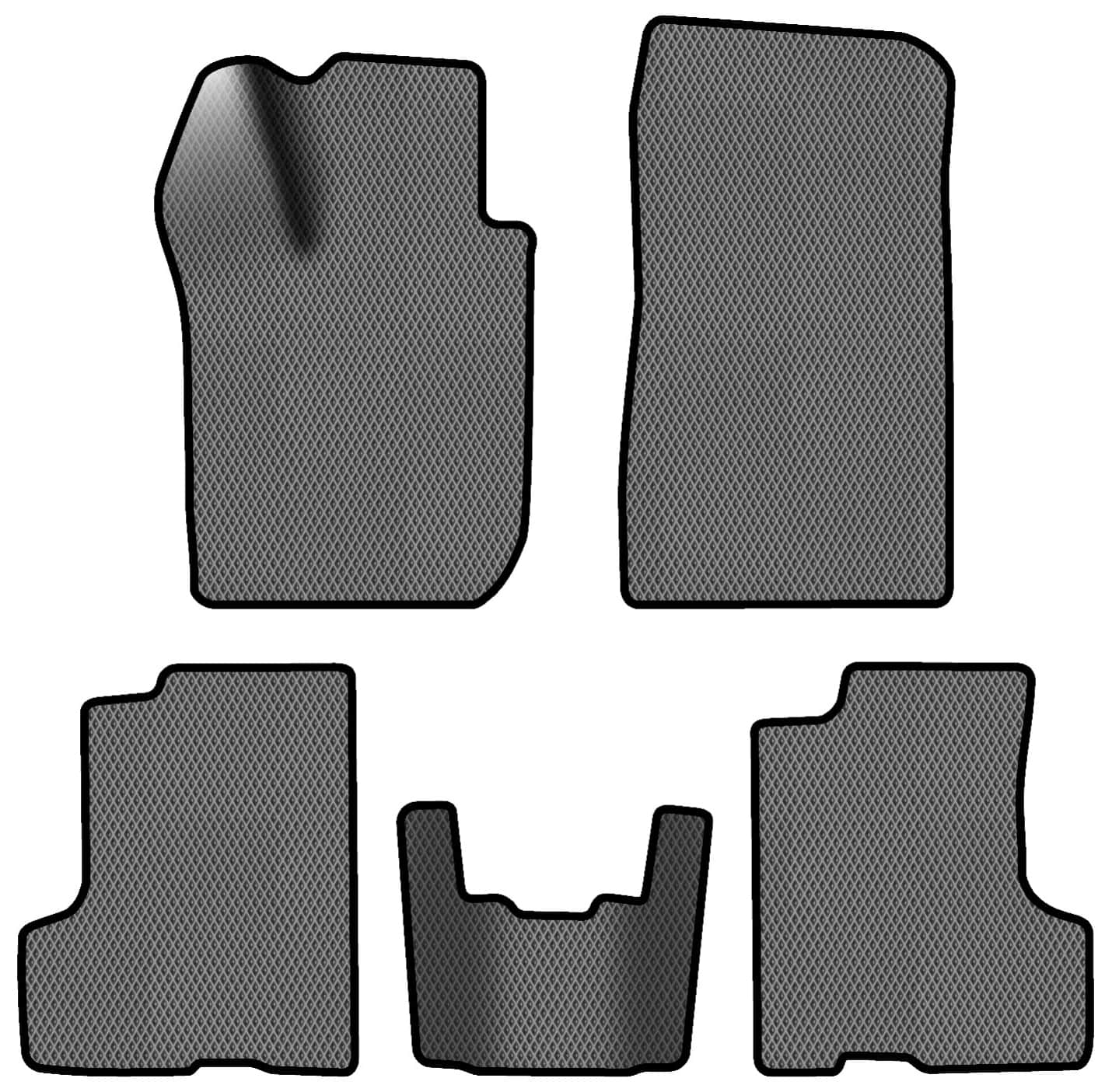 EVA коврики в салон авто EVAtech для Duster (HM) AT Renault 2018 2 поколение SUV EU RT11403CD5RGB