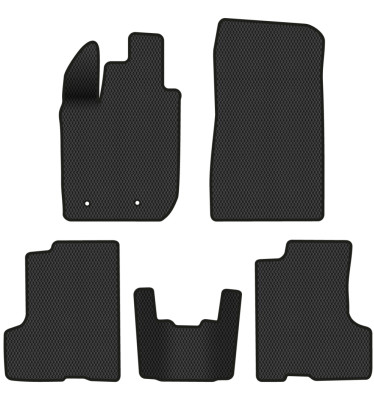 Фото - EVA килимки в салон авто EVAtech для Duster (HM) MT Renault 2018 2 покоління SUV EU RT13505C5RD2RGB