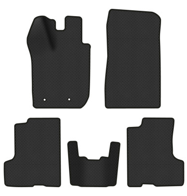 Фото - EVA коврики в салон авто EVAtech для Duster (HM) MT Renault 2018 2 поколение SUV EU RT13505CD5SGB