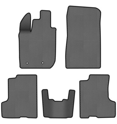 Фото - EVA килимки в салон авто EVAtech для Duster (HM) MT Renault 2018 2 покоління SUV EU RT13505C5RD2RGB