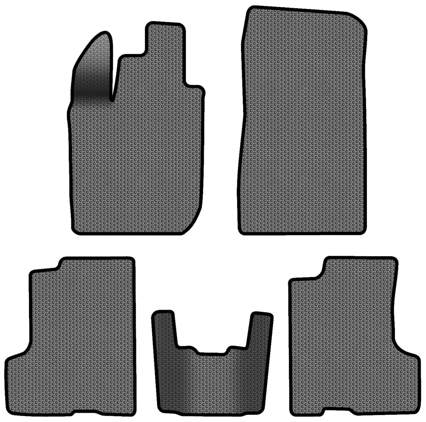 EVA коврики в салон авто EVAtech для Duster (HM) MT Renault 2018 2 поколение SUV EU RT13505C5SGB