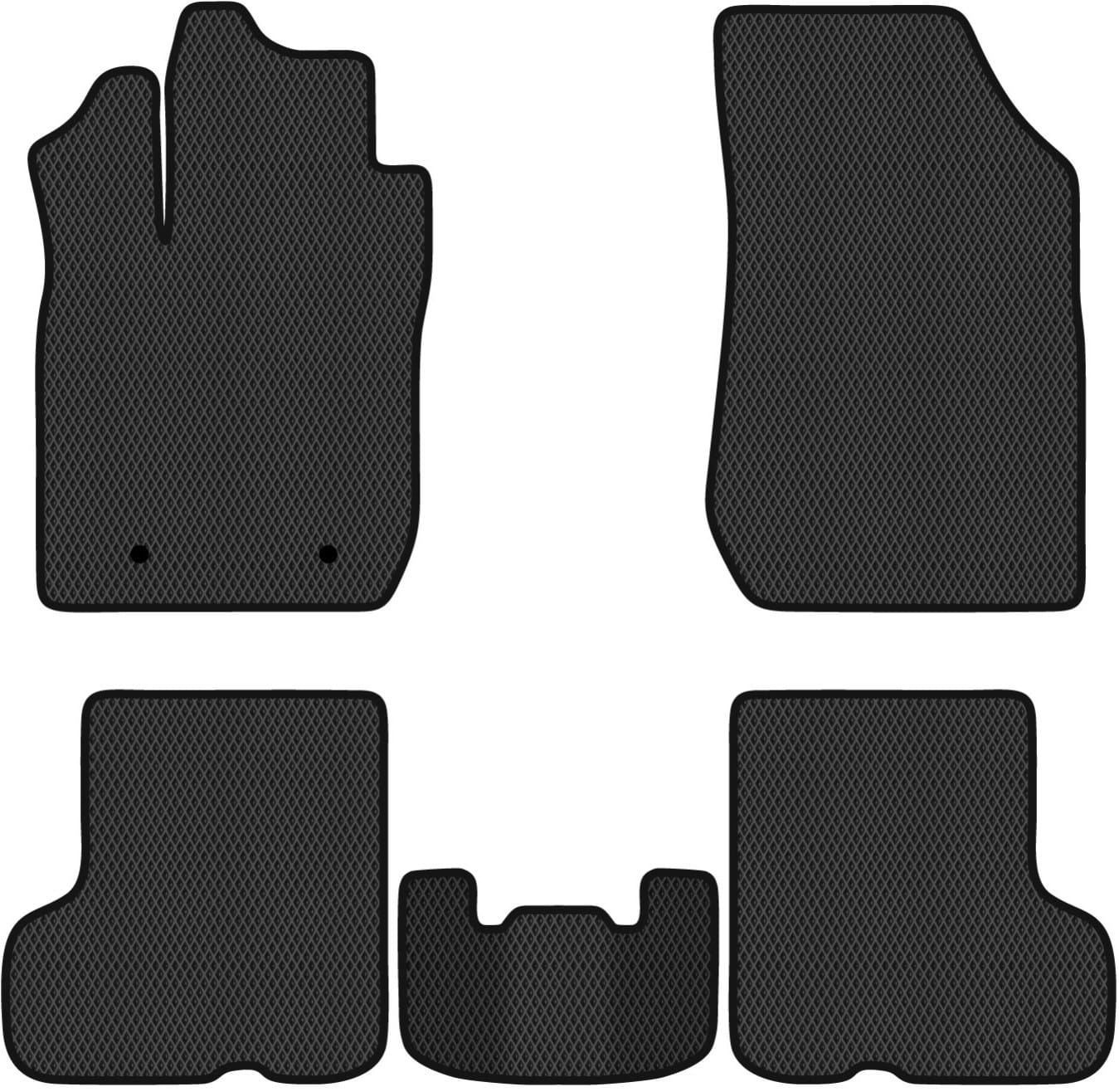 EVA коврики в салон авто EVAtech для Sandero (B90) Renault 2007-2012 1 поколение Htb EU RT21155CV5RN2RBB